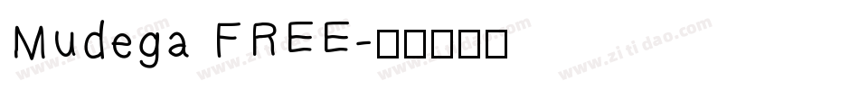 Mudega FREE字体转换